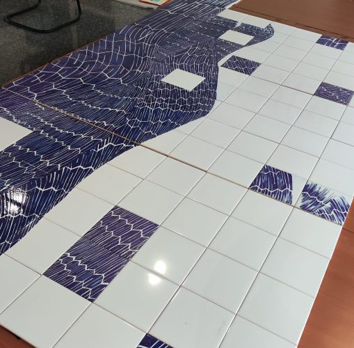 Persian calligraphy art residency by Somayeh Gholami