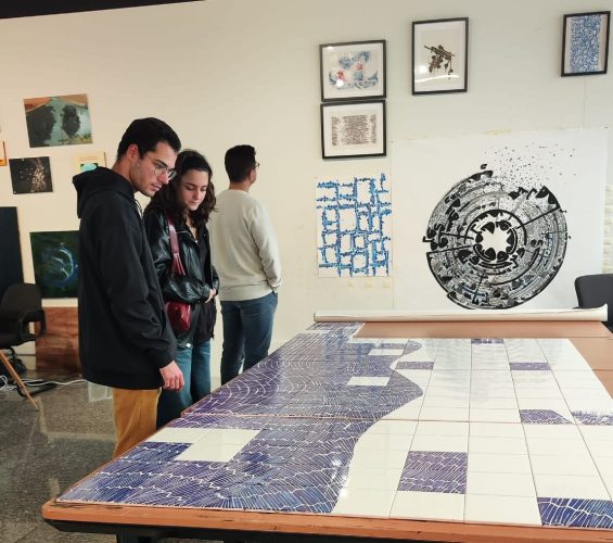 Persian calligraphy art residency by Somayeh Gholami